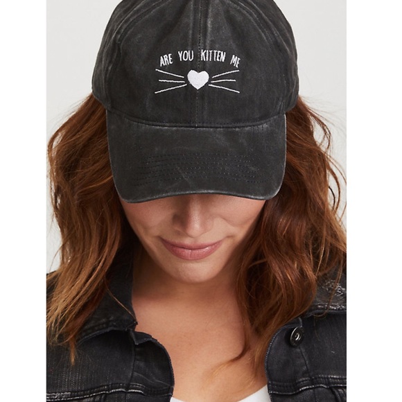 torrid Accessories - Torrid Are You Kitten Me Babseball Cap